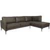 Home4You Kampinė sofa SOFIA DK, žalsvai ruda