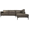 Home4You Kampinė sofa SOFIA DK, žalsvai ruda