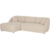 Home4You Kampinė sofa VALERY VN Kreminė, Išskleidžiama