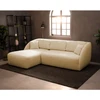 Home4You Kampinė sofa VALERY VN Kreminė, Išskleidžiama