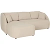 Home4You Kampinė sofa VALERY VN Kreminė, Išskleidžiama