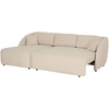 Home4You Kampinė sofa VALERY VN Kreminė, Išskleidžiama