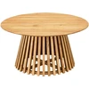 Home4You Kavos staliukas SLATTED D80xH40cm, guobos