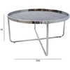 Home4You Kavos staliukas ASTOR D80xH40cm Pilka