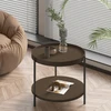 Home4You Kavos staliukas CINDY D50xH45cm Melamino Riešuto