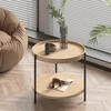 Home4You Kavos staliukas CINDY D50xH45cm Melamino Ąžuolas