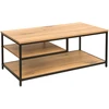 Home4You Kavos staliukas DIMITRA 100x50xH40cm Rustic/Juoda