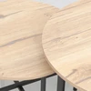 Home4You Kavos staliukas HANNES 50x50xH40cm Rustic Melaminas