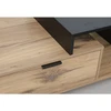 Home4You Kavos staliukas HANNES 90x50xH40cm Rustic/Juodas melaminas