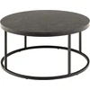 Home4You Coffee table SPIRO D80xH40cm, juodas