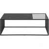 Black Red White Home4You Kavos staliukas STRINGTON 120x60xH40cm Juoda (MT_ACT/STO_STRING_120-BLACK)