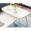 Home4You Kavos staliukai DUO 2vnt. 120x48xH40cm 75x40xH48cm