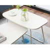 Home4You Kavos staliukai DUO 2vnt. 120x48xH40cm 75x40xH48cm