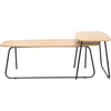 Home4You Kavos staliukai DUO 2vnt. 120x48xH40cm 75x40xH48cm