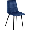 Home4You Chair CHILLI tamsiai mėlynas aksomas
