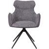 Home4You „CHANA“ sukiojamoji kėdė, pilka