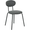 Home4You Dark Kėdė KIRA tamsiai pilka
