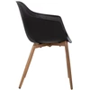 Home4You Mėlyna Chair Mėlynas HUG juodas