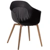 Home4You Mėlyna Chair Mėlynas HUG juodas