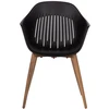 Home4You Mėlyna Chair Mėlynas HUG juodas