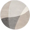 Home4You Carpet Kilimas DIXIE CARVED-1, D160cm, pilkas/smėlio spalvos