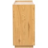 Home4You Side board SACHA 120x40xH80cm, melamine with oak decor