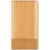 TV staliukas Home4You Indauja MORBEN 160x42xA75cm, melaminas su ąžuolo dekoru