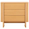 TV staliukas Home4You Indauja MORBEN 90x42x80 cm, melaminas su ąžuolo dekoru