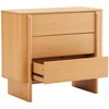 TV staliukas Home4You Indauja MORBEN 90x42x80 cm, melaminas su ąžuolo dekoru
