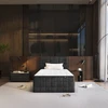 Home4You „Continental“ lova „EVENING ZONE“, 120 x 200 cm, tamsiai pilka