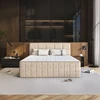 Home4You „Continental“ lova „EVENING ZONE“, 180 x 200 cm, smėlio spalvos