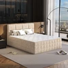 Home4You „Continental“ lova „EVENING ZONE“, 160×200 cm, smėlio spalvos