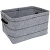 Home4You Pintinė MAX FELT-3, 36x26x20 cm, šviesiai pilkas veltinis