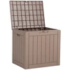 Home4You Storage box PORTOLA 56x43xH53cm/118L, beige plastikas