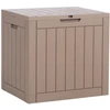 Home4You Storage box PORTOLA 56x43xH53cm/118L, beige plastikas