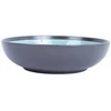 Home4You Lėkštė RITA D19xH5cm, juoda/pilka