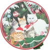 Home4You Lėkštės MIA CATS D19cm 2vnt dovanų dėžutėje