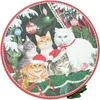 Home4You Lėkštės MIA CATS D19cm 2vnt dovanų dėžutėje
