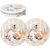 Home4You Lėkštės MIA SNOW D19cm 2vnt dovanų dėžutėje