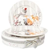 Home4You Lėkštės MIA SNOW D19cm 2vnt dovanų dėžutėje