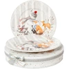 Home4You Lėkštės MIA SNOW D26cm 2vnt dovanų dėžutėje