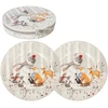Home4You Lėkštės MIA SNOW D26cm 2vnt dovanų dėžutėje