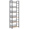 Home4You Lentynėlė HECTOR 60x28xH187cm, uosio/juoda