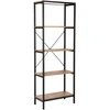 Home4You Lentynėlė LAVINA 60x30xH165cm, uosio/juoda
