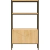 Fotelis Home4You Lentyna NATE 65,5x32xH117cm, ąžuolas