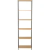 Home4You Lentyna HARPER 50x30xH180cm, pelenų/juoda