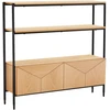 Fotelis Home4You Lentyna NATE 125,5x32xH117cm, ąžuolas