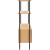 Fotelis Home4You Lentyna NATE 125,5x32xH117cm, ąžuolas
