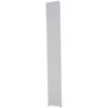Home4You Louvered sieninė plokštė 0,6x30,9x232,5 cm balta aliuminis