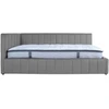 Home4You Lova JASPER 90x200cm su čiužiniu HARMONY DUO Pilka